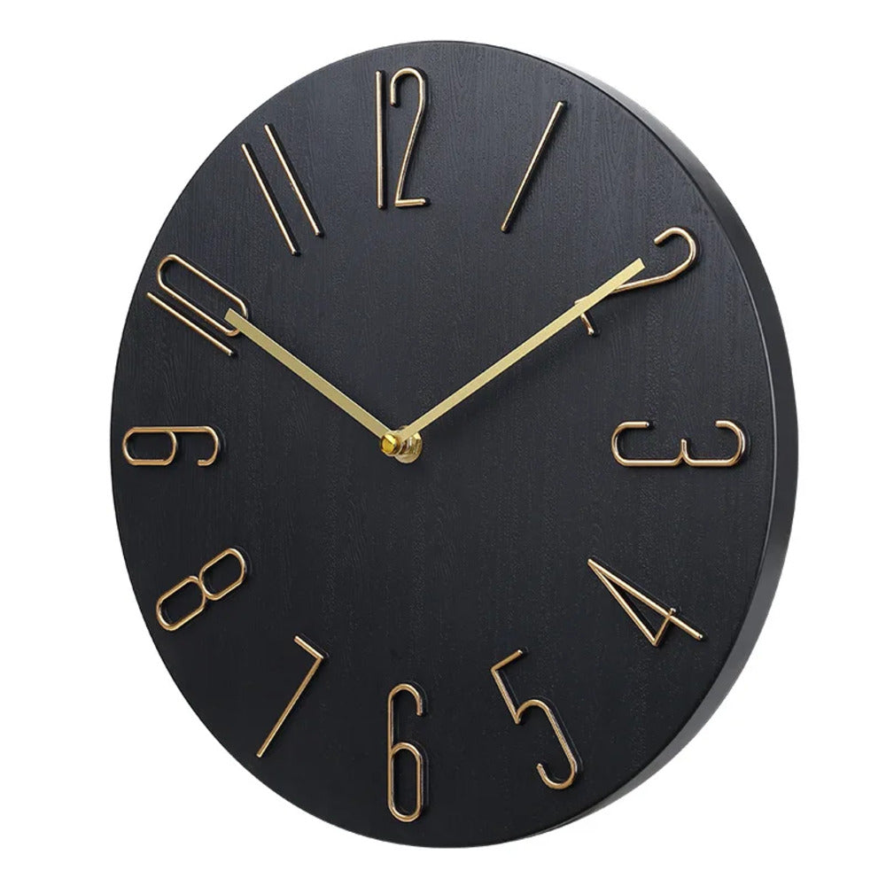 BowLift | Silencio Modern Silent Wall Clock – Minimalist Design with Quartz Movement