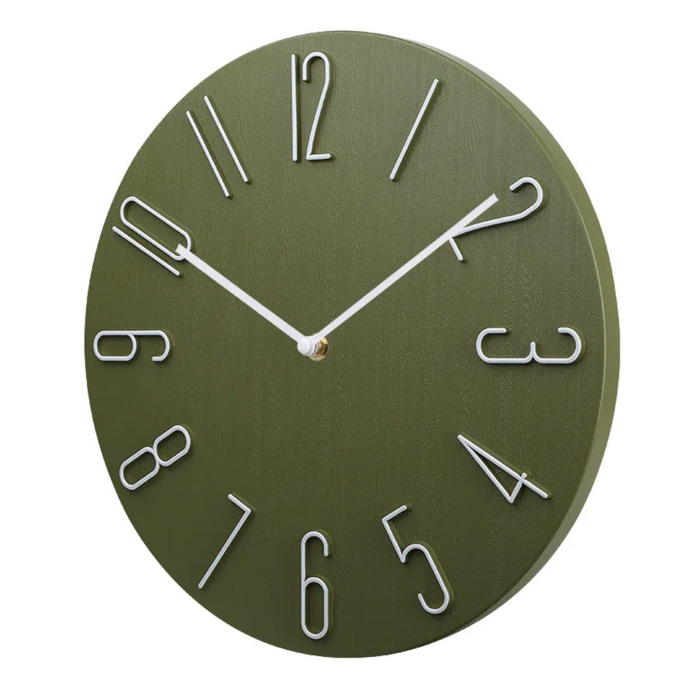 BowLift | Silencio Modern Silent Wall Clock – Minimalist Design with Quartz Movement