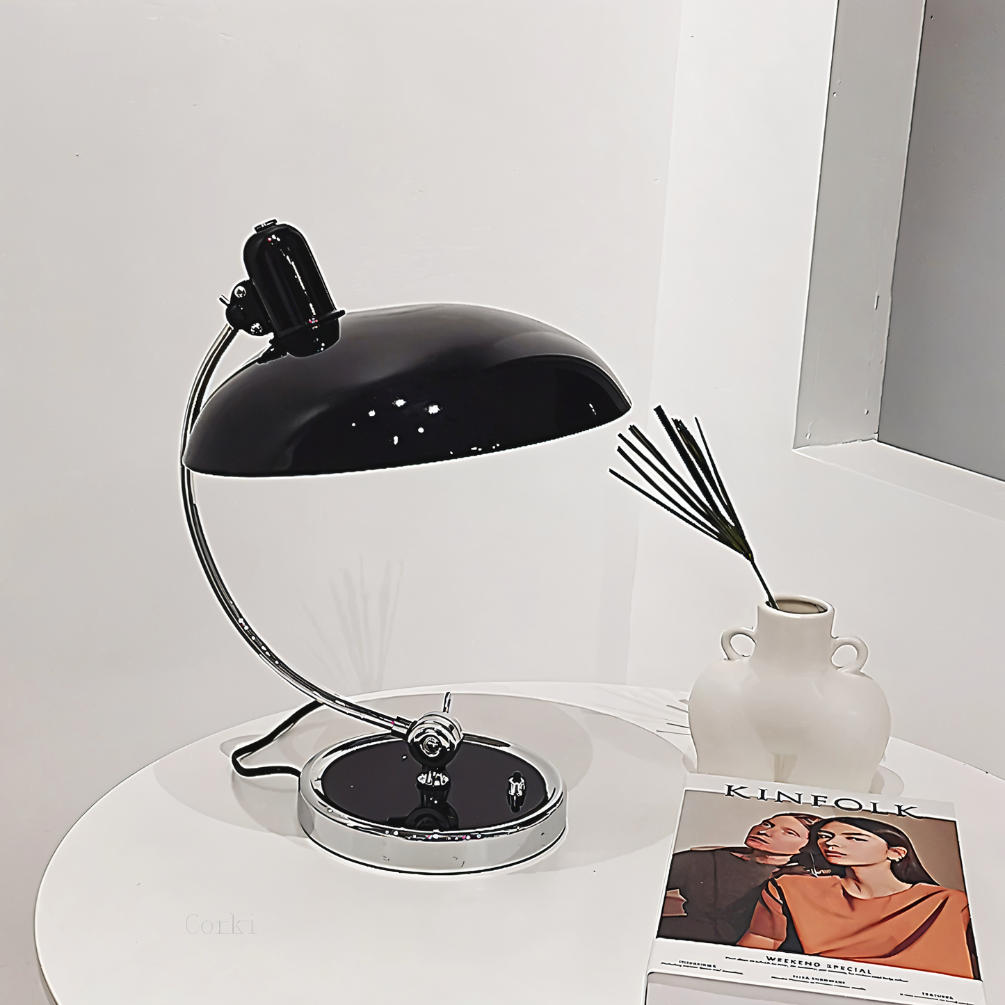 BowLift | Adjustable Vintage Desk Lamp made of Iron – Virella