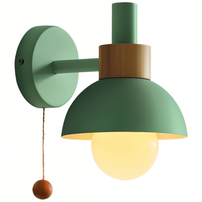 Pastel-colored wall lamp for bedroom and living room