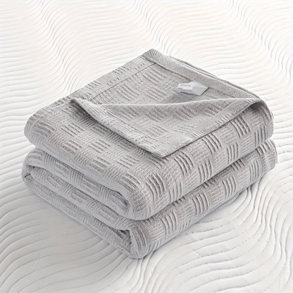 Skanto | LUMINOFT – Breathable Knit Cotton Throw