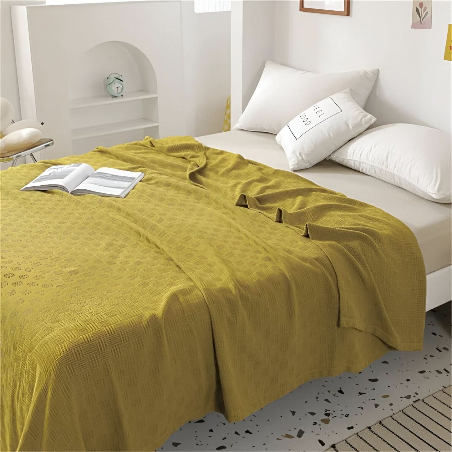 Skanto | LUMINOFT – Breathable Knit Cotton Throw