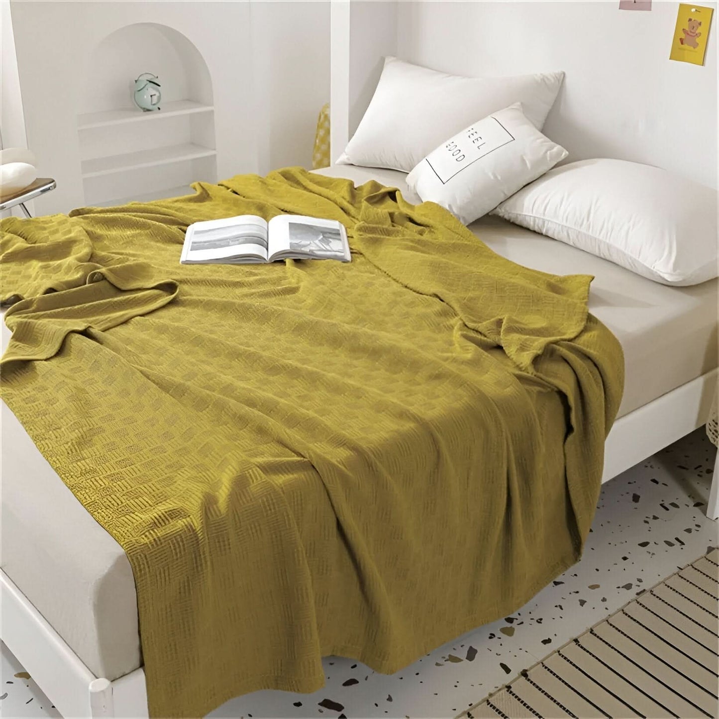 Skanto | LUMINOFT – Breathable Knit Cotton Throw