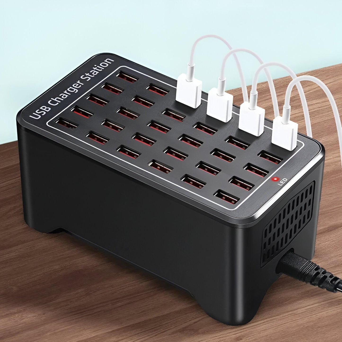 Skanto | PowerPort Pro 30 - Universal Multi-USB Charger with 30 Ports