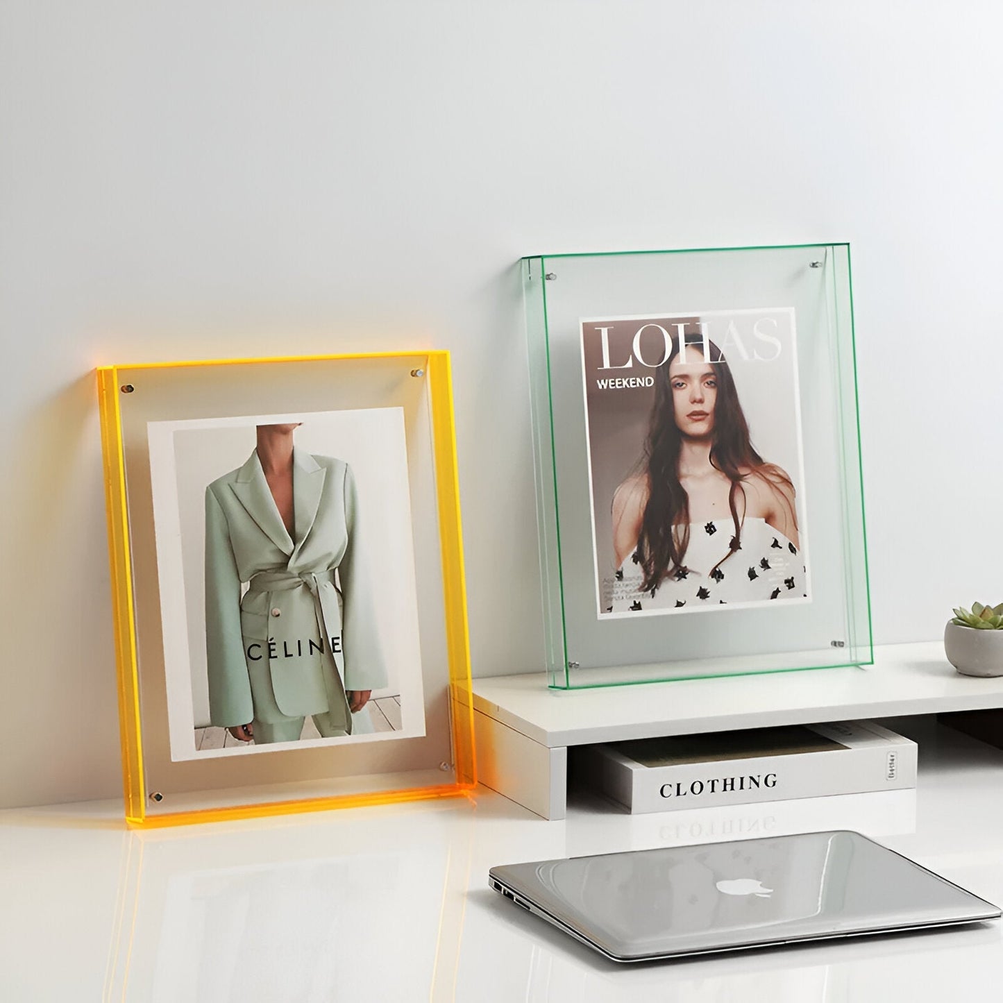 Frendorf | RectaCryl Picture Frame - Modern, Minimalist Acrylic Picture Frame