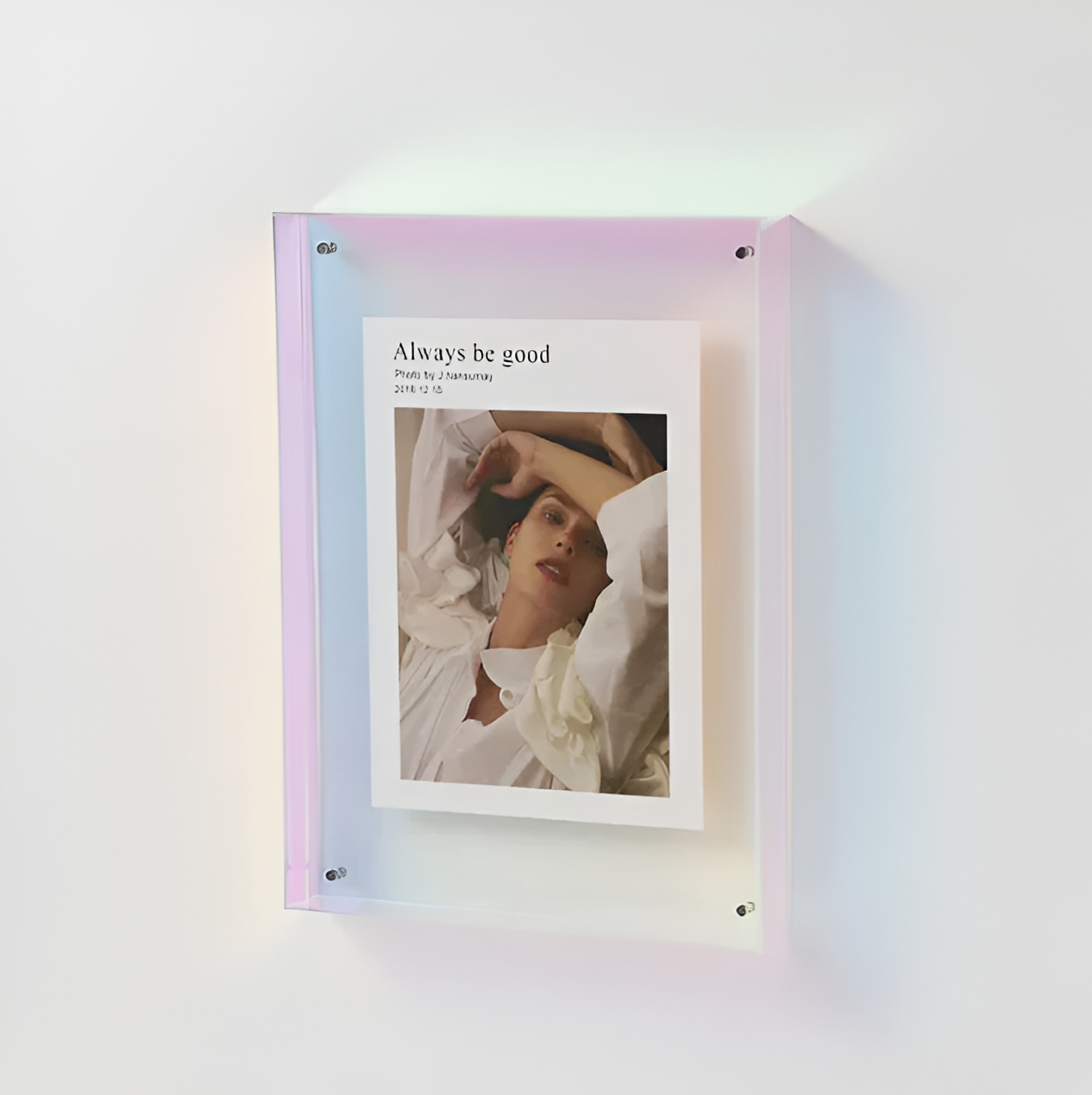Frendorf | RectaCryl Picture Frame - Modern, Minimalist Acrylic Picture Frame