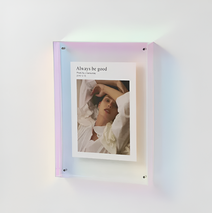 Frendorf | RectaCryl Picture Frame - Modern, Minimalist Acrylic Picture Frame