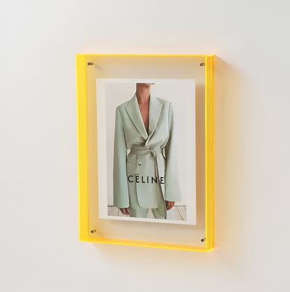 Frendorf | RectaCryl Picture Frame - Modern, Minimalist Acrylic Picture Frame