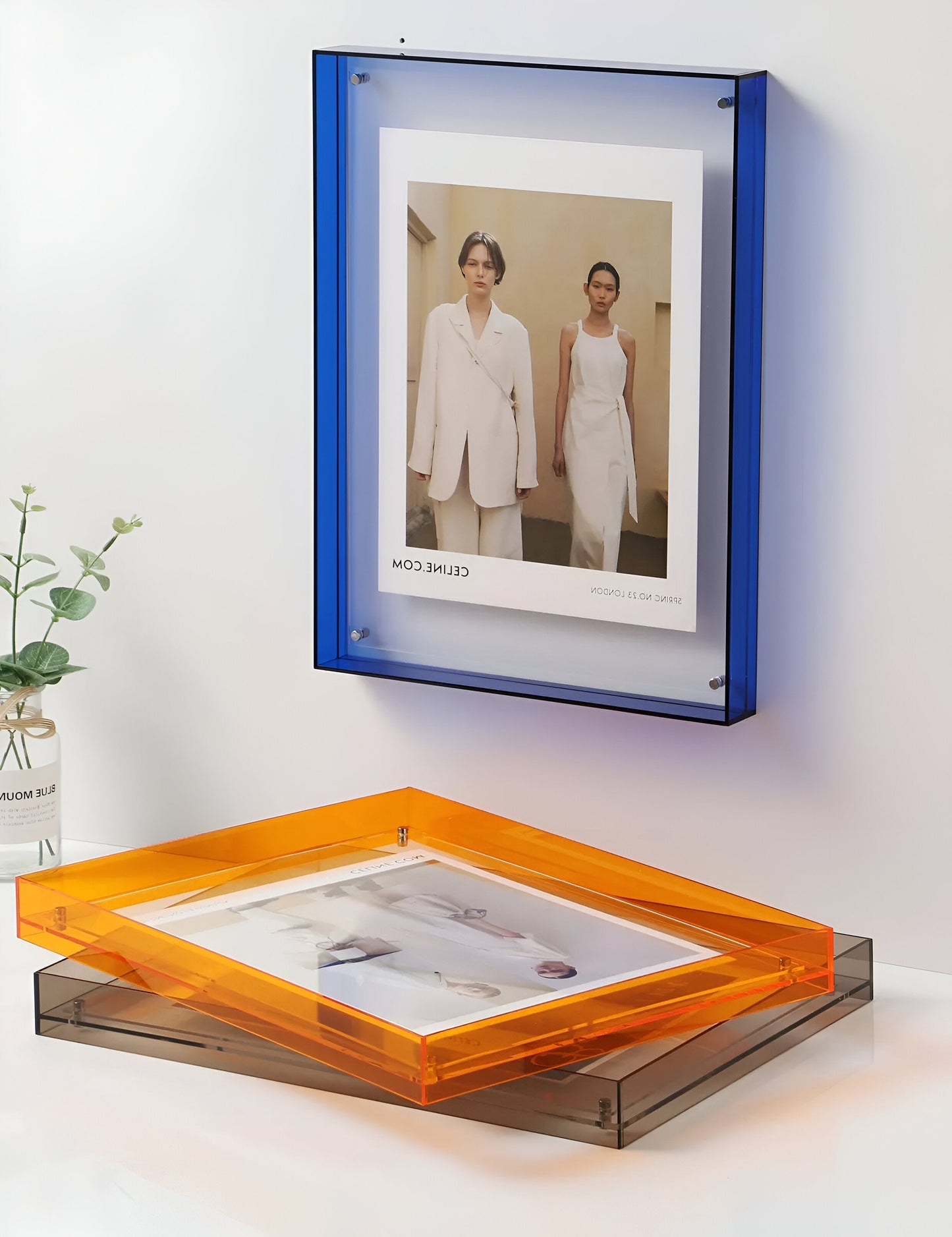 Frendorf | RectaCryl Picture Frame - Modern, Minimalist Acrylic Picture Frame