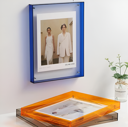 Frendorf | RectaCryl Picture Frame - Modern, Minimalist Acrylic Picture Frame