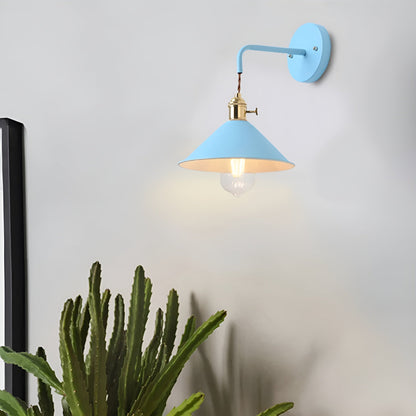 Skanto | Retro Vintage Wall Lamp - Vintage-Inspired Cone Metal Wall Lamp