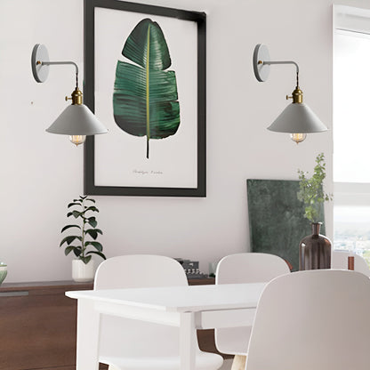 Skanto | Retro Vintage Wall Lamp - Vintage-Inspired Cone Metal Wall Lamp