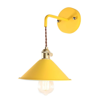 Skanto | Retro Vintage Wall Lamp - Vintage-Inspired Cone Metal Wall Lamp