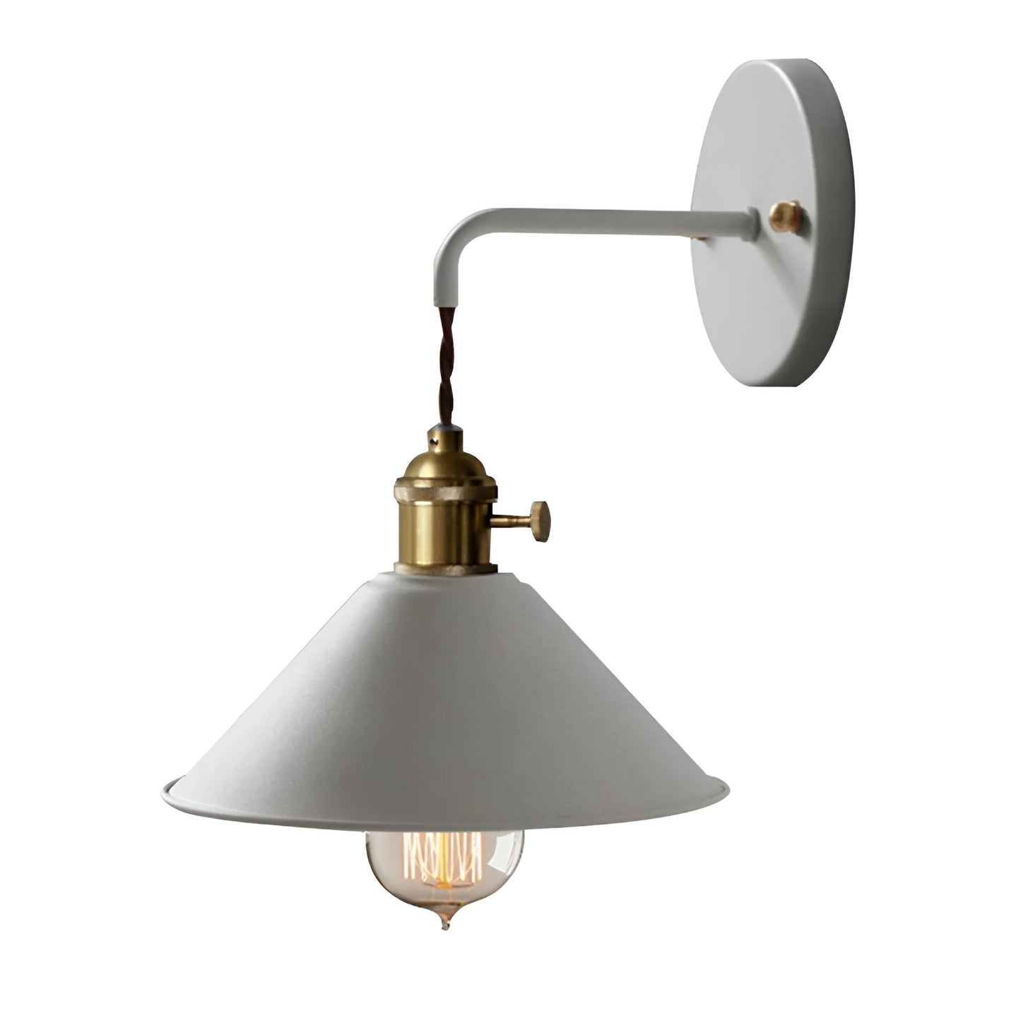 Skanto | Retro Vintage Wall Lamp - Vintage-Inspired Cone Metal Wall Lamp