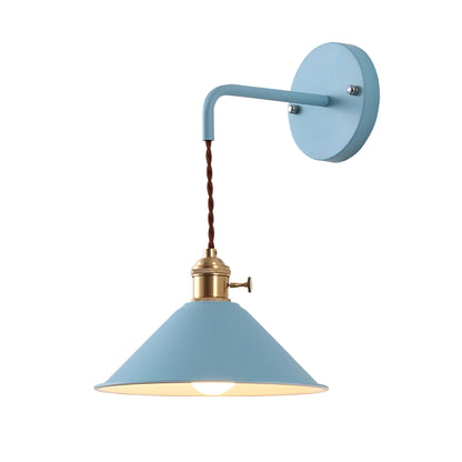 Skanto | Retro Vintage Wall Lamp - Vintage-Inspired Cone Metal Wall Lamp