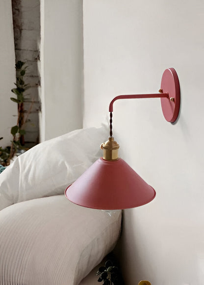 Skanto | Retro Vintage Wall Lamp - Vintage-Inspired Cone Metal Wall Lamp