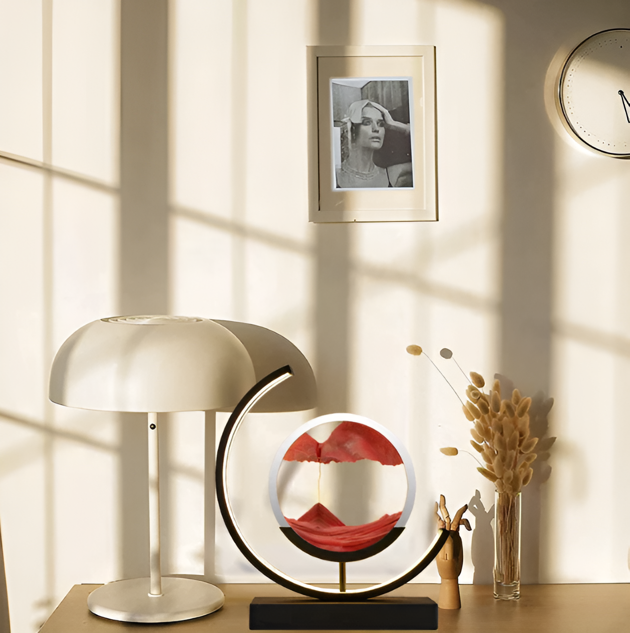 Skanto | Sand Glow - Sand Lamp with Remote Control & Dimmable Features