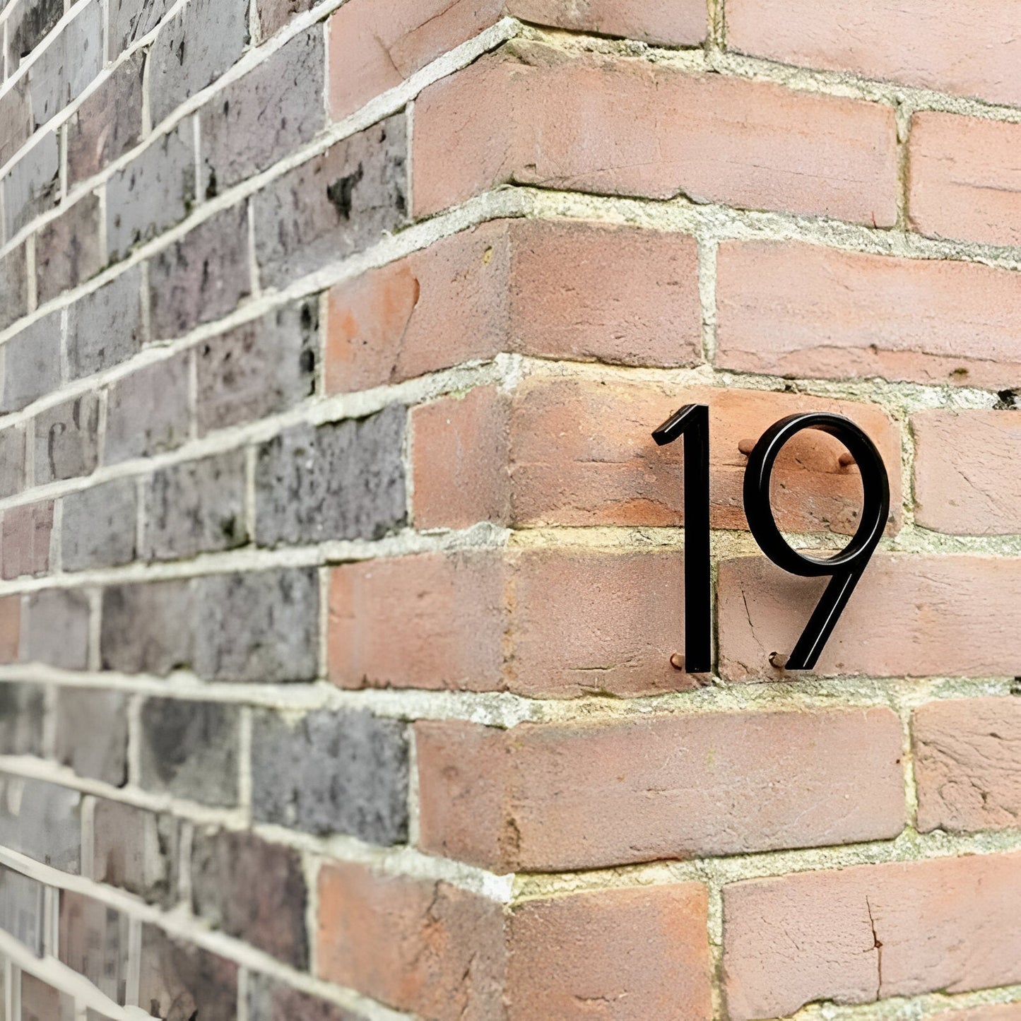 Brehn | Black Complete House Number - Modern House Number - House Number Sign