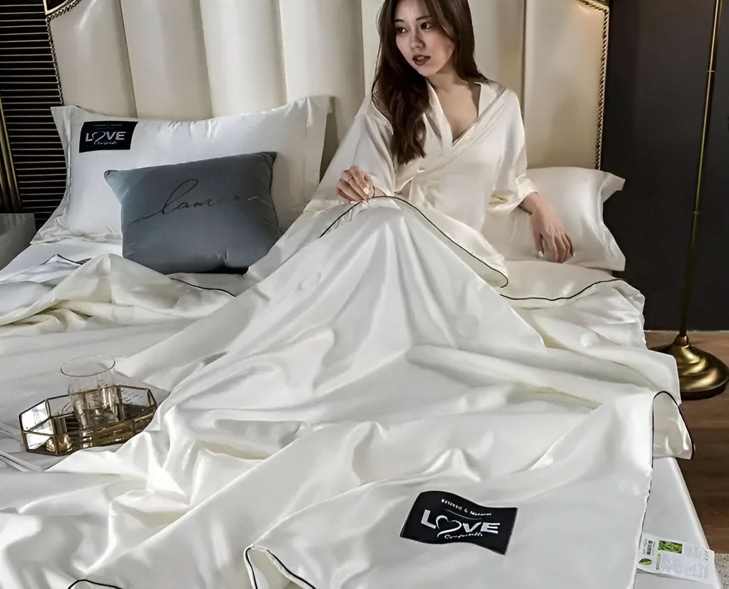 BowLift | FLUFFINA - Premium Satin Silk Bedding
