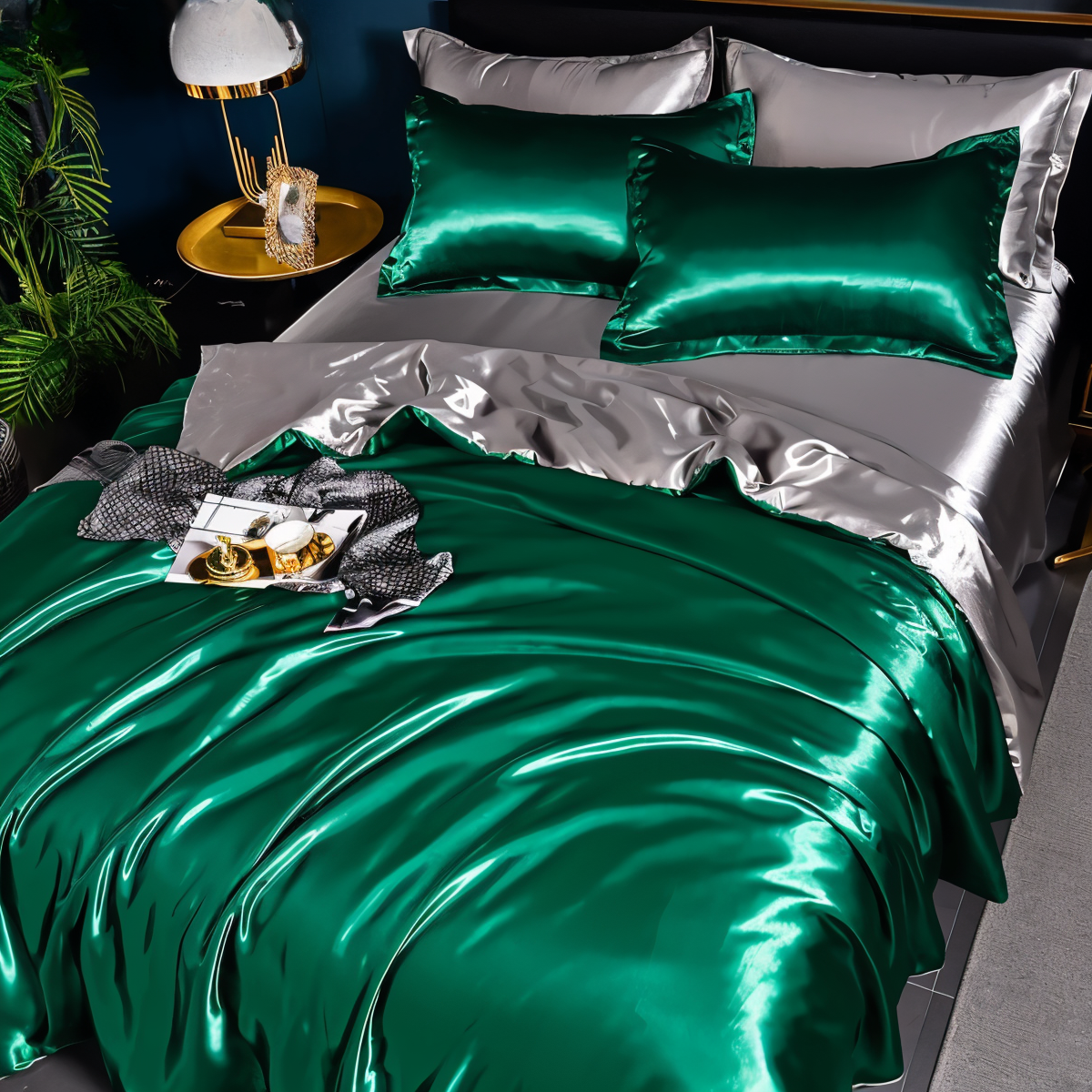 BowLift | PLUSHORA - SilkCloud Duvet - Premium Breathable Silk Bedding