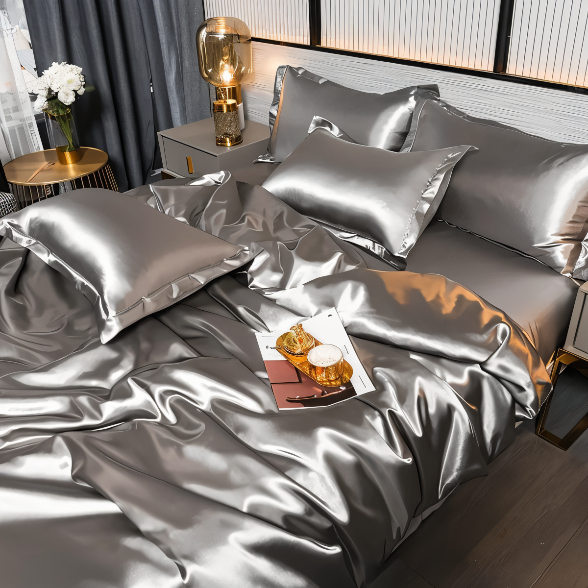 BowLift | PLUSHORA - SilkCloud Duvet - Premium Breathable Silk Bedding