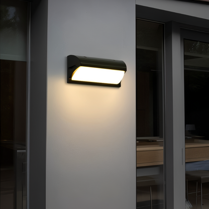 Waterproof outdoor LED wall lamp with motion sensor