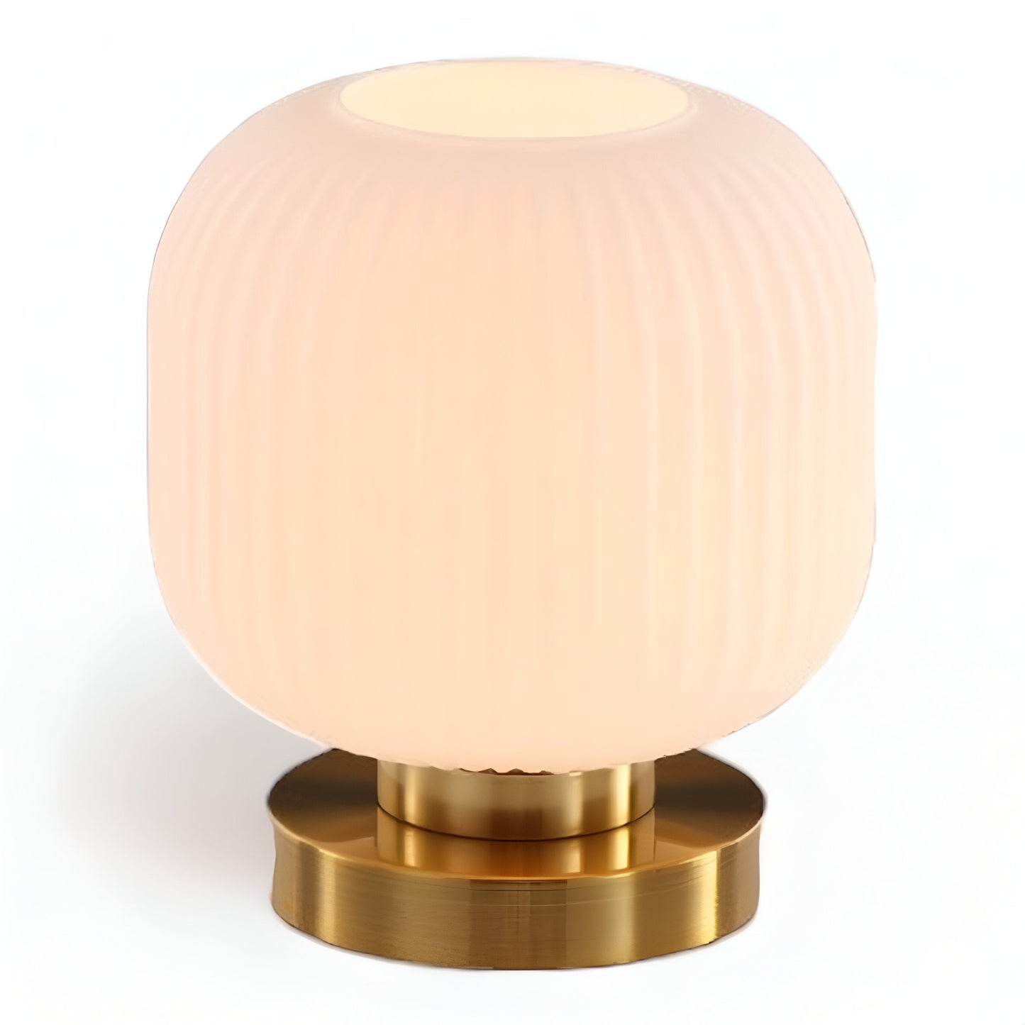 Skanto | Nordic Table Lamp with Ribbed Glass