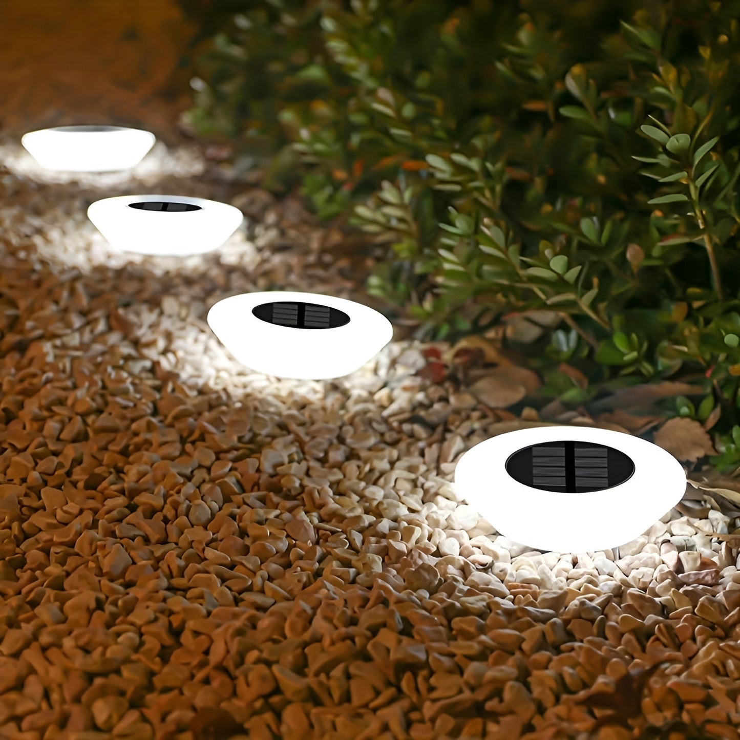 LED Solar Garden Spotlight for Outdoor Ambiance
