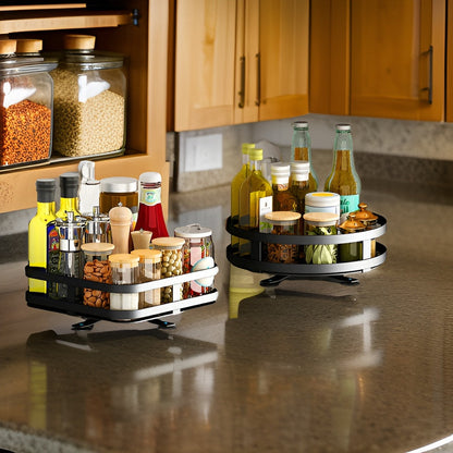 Spice Rack - 360° Rotatable Multifunctional Shelf for the Kitchen - Organize Easily!