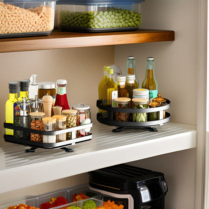 Spice Rack - 360° Rotatable Multifunctional Shelf for the Kitchen - Organize Easily!