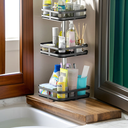 Spice Rack - 360° Rotatable Multifunctional Shelf for the Kitchen - Organize Easily!