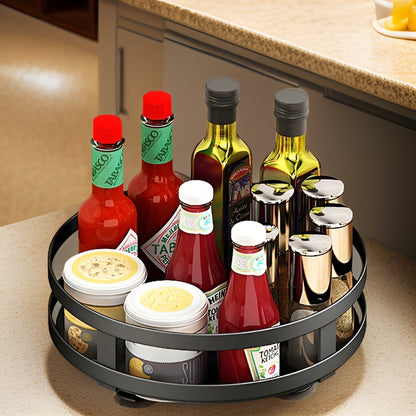 Spice Rack - 360° Rotatable Multifunctional Shelf for the Kitchen - Organize Easily!