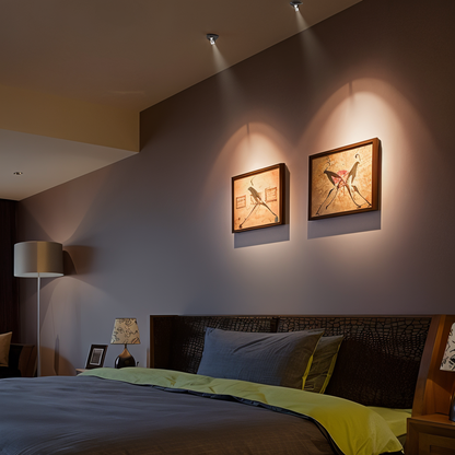 Skanto | VividBeam | Mini Dimmable LED Spotlight | Wireless Accent Lighting for Home and Office