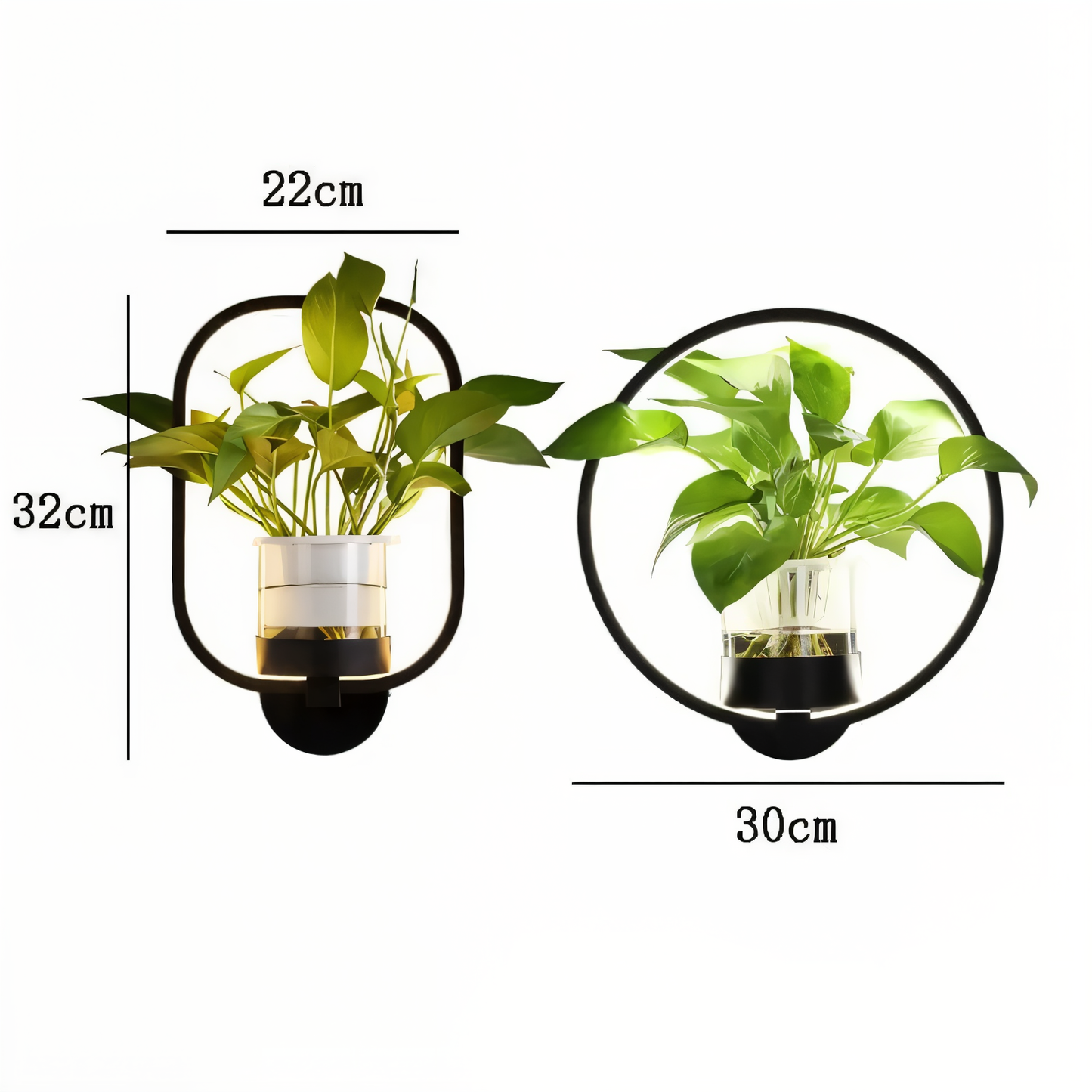 Frendorf | VerdantLume LED wall light with plant holder