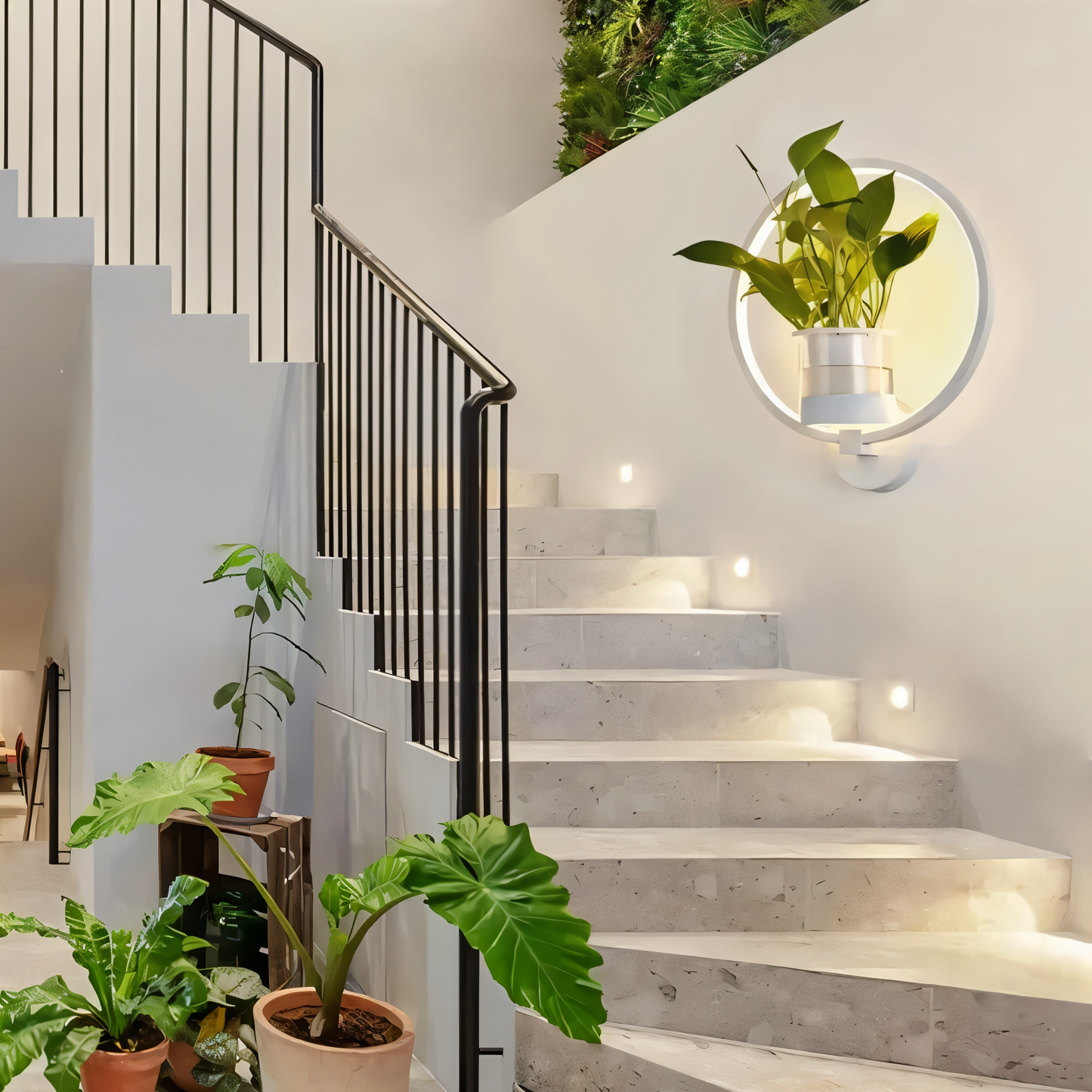 Frendorf | VerdantLume LED wall light with plant holder
