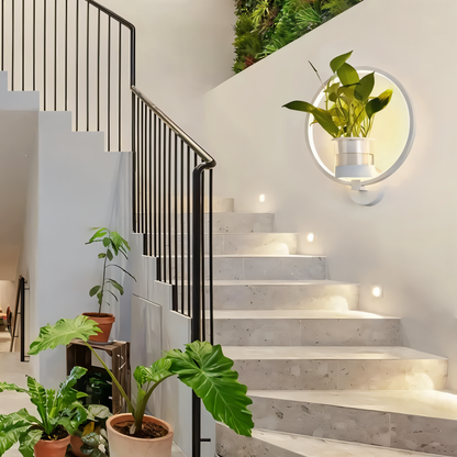 Frendorf | VerdantLume LED wall light with plant holder
