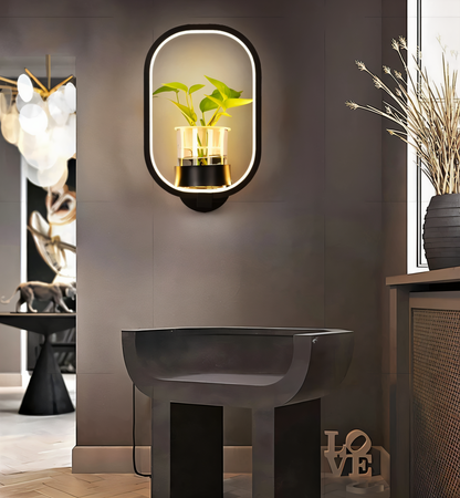 Frendorf | VerdantLume LED wall light with plant holder