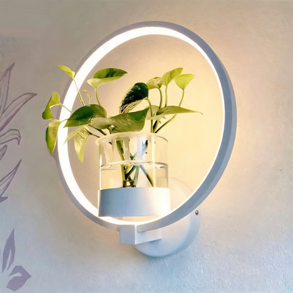 Frendorf | VerdantLume LED wall light with plant holder