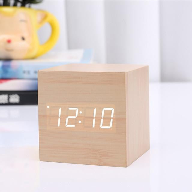 Modern Digital Wood Clock | Karnz
