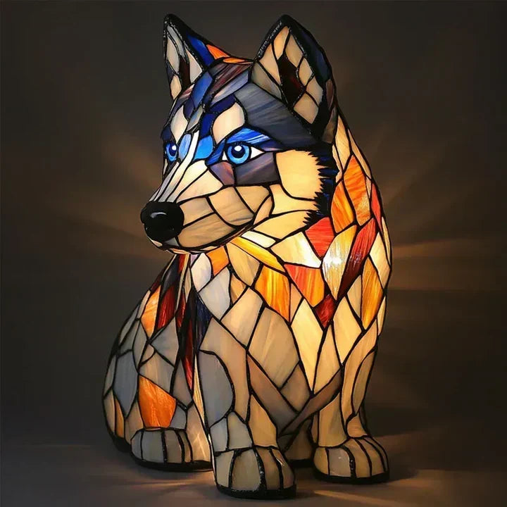 Lumidog Handmade Illuminating Dog Lamp – Ambient Lighting and Gift | Bowlift