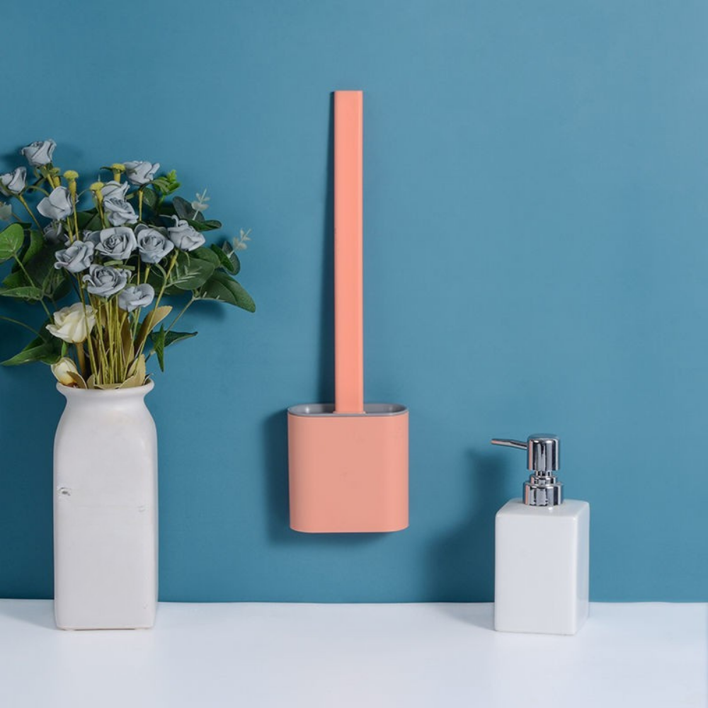 Skanto | Silicone Toilet Brush Set Wall Mounted Flexible