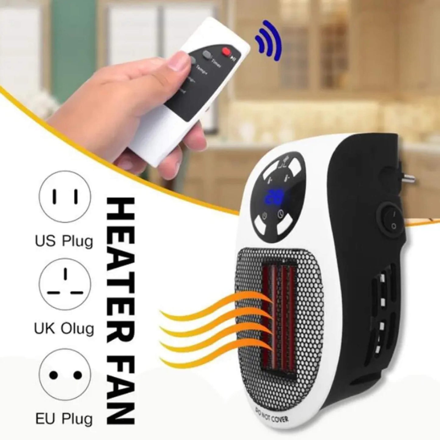 Skanto | Best Portable Electric Heater Energy Efficient Panel for Rooms and Spaces