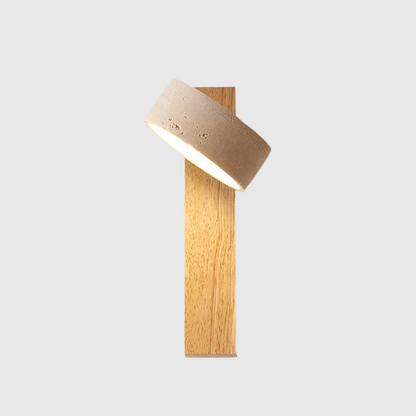 Skanto | Ivory Travertine Wall Lamp