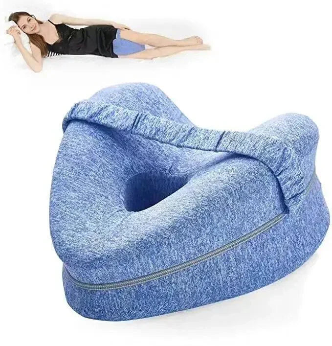 Skanto | Orthopedic Knee Pillow for Side Sleepers – Ergonomic Leg Pillow with Memory Foam for Better Sleep