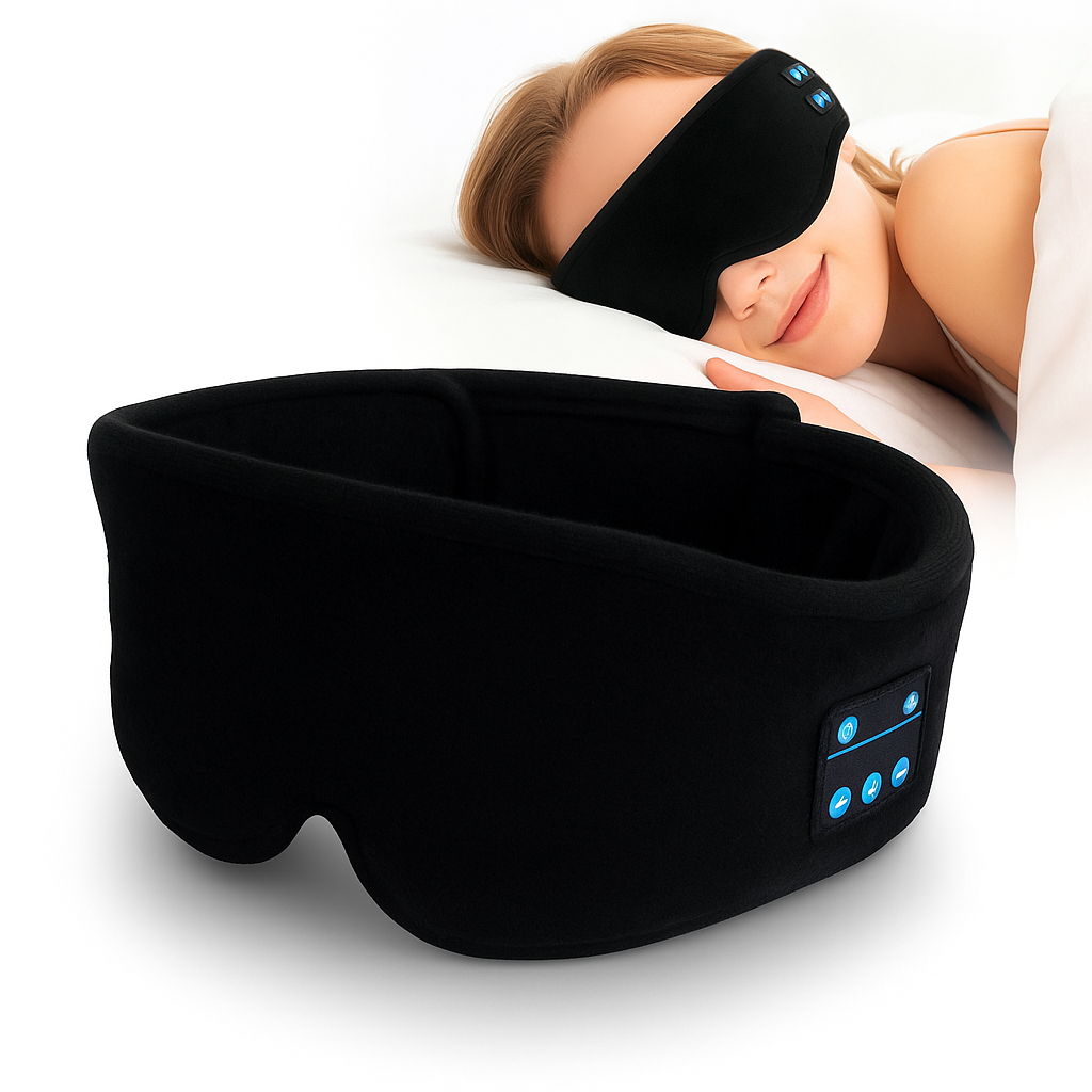 Skanto | Sleep Headphones Bluetooth Soft Eye Mask
