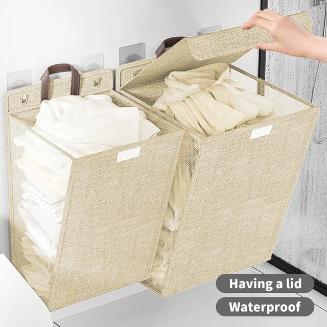 Skanto | Wall-Mounted Foldable Laundry Basket