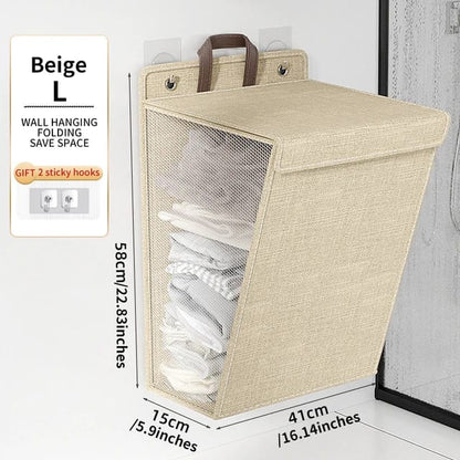 BowLift | Wall-mounted folding laundry basket
