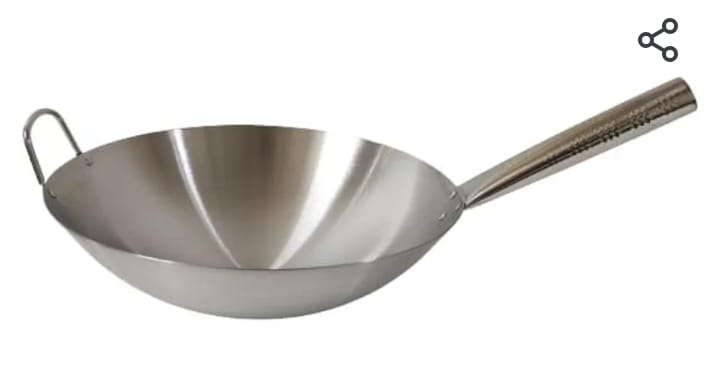 Skanto | Stainless Steel Wok Frying Pan