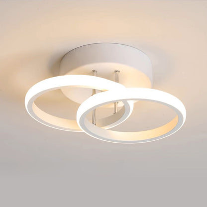 Skanto | LED Ceiling Lamp with Black Metal Frame