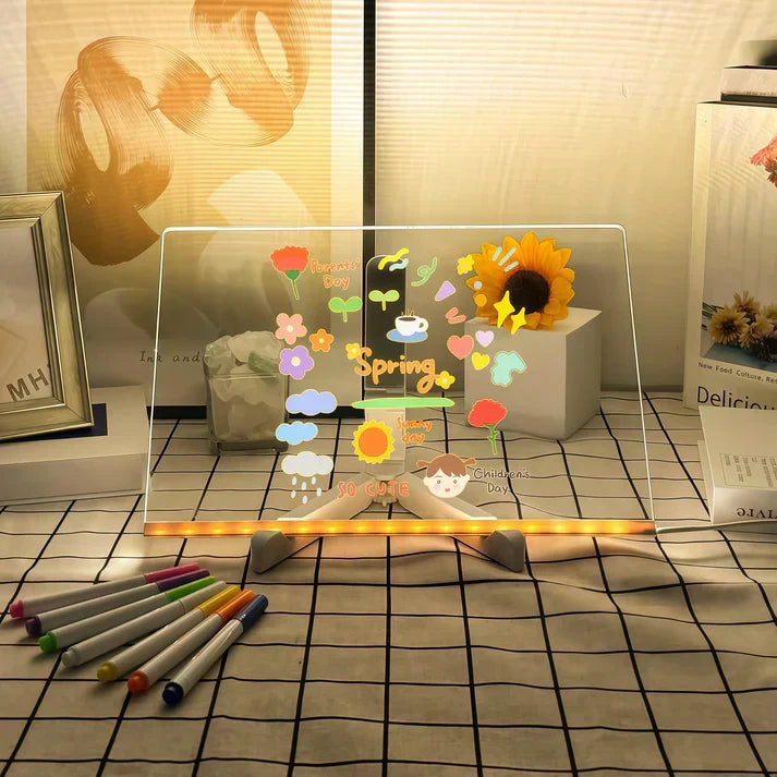 Skanto | IllumiWrite LED Drawing Board – Reusable Light Board for Creative Minds